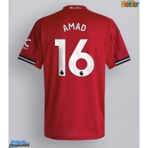 Manchester United Amad Diallo #16 Hjemmedrakt 2025-26 Kortermet